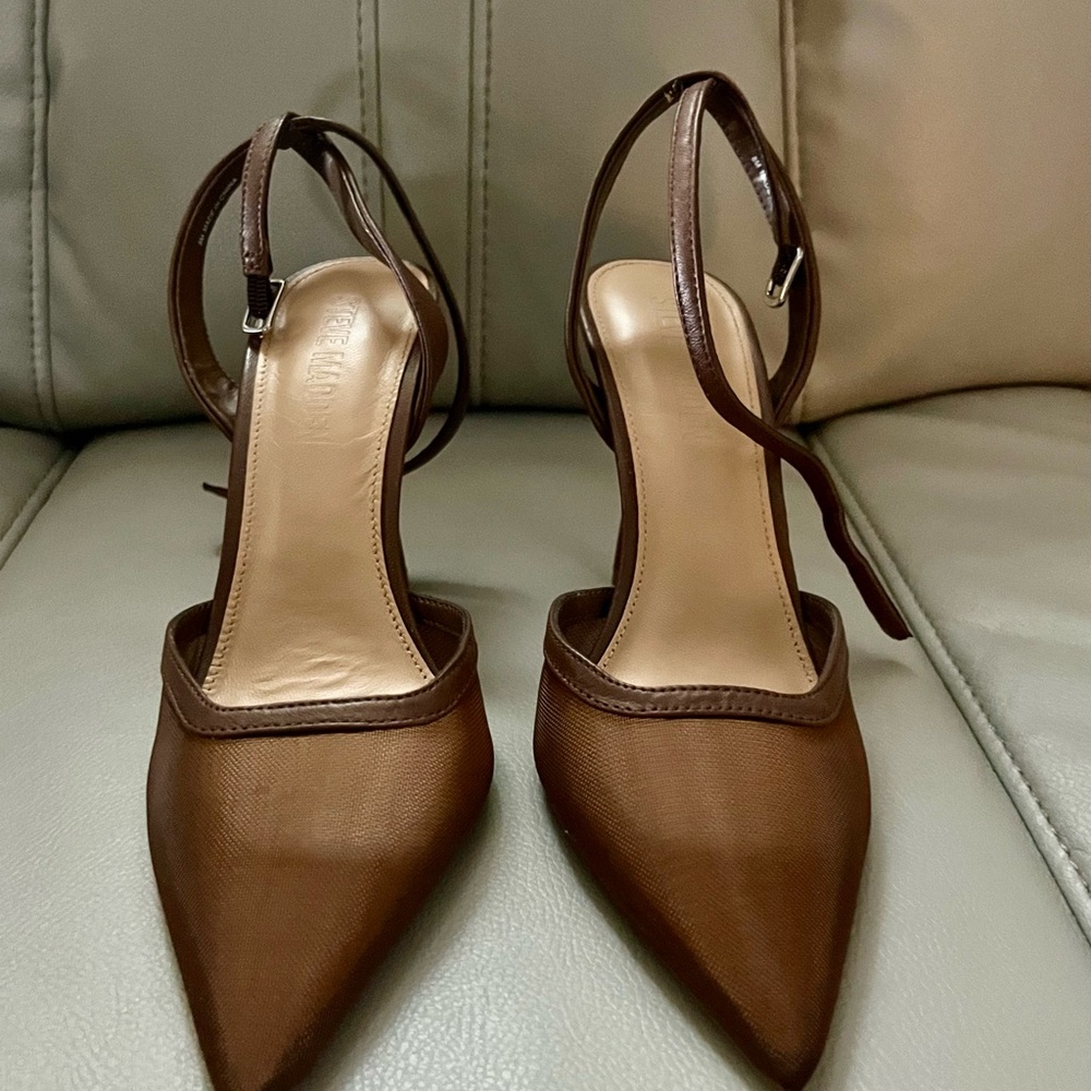 Steve Madden Brown Pointed Toe Heels